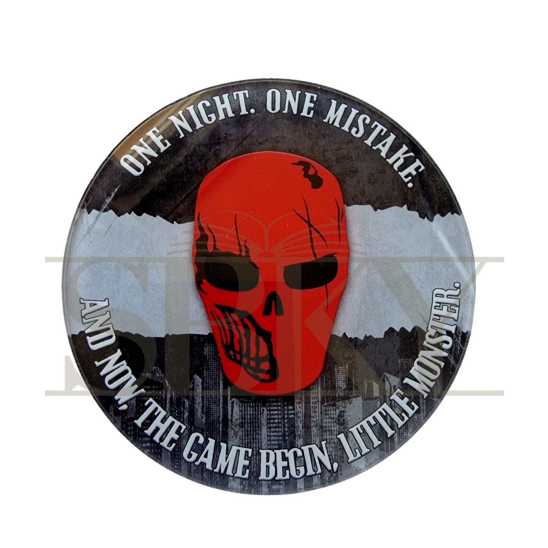 "Red Mask" Coaster