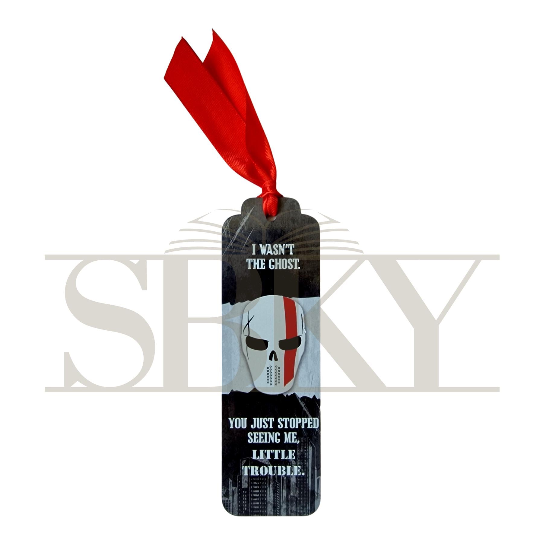 "White Mask" Acrylic Bookmark