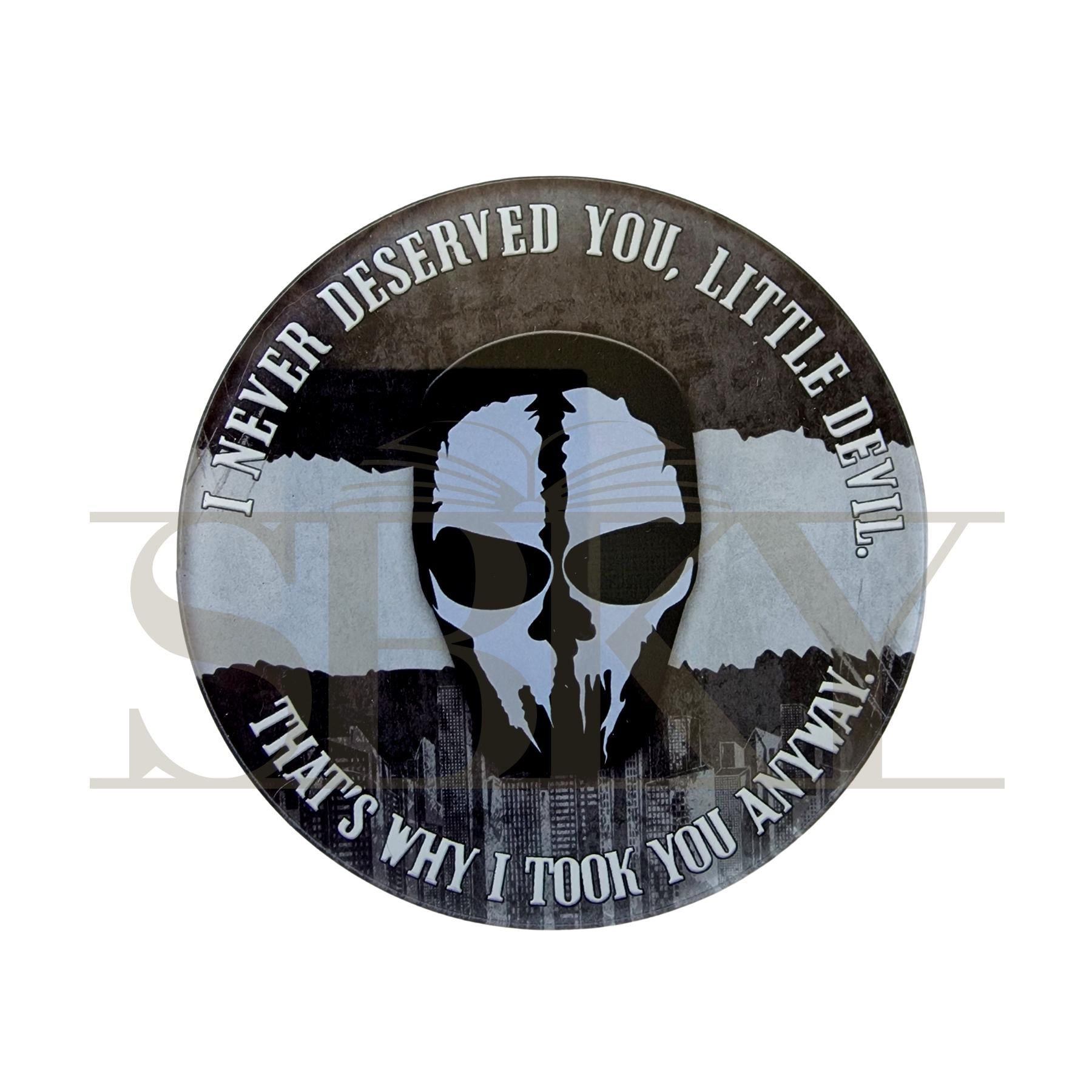 "Black Mask" Coaster