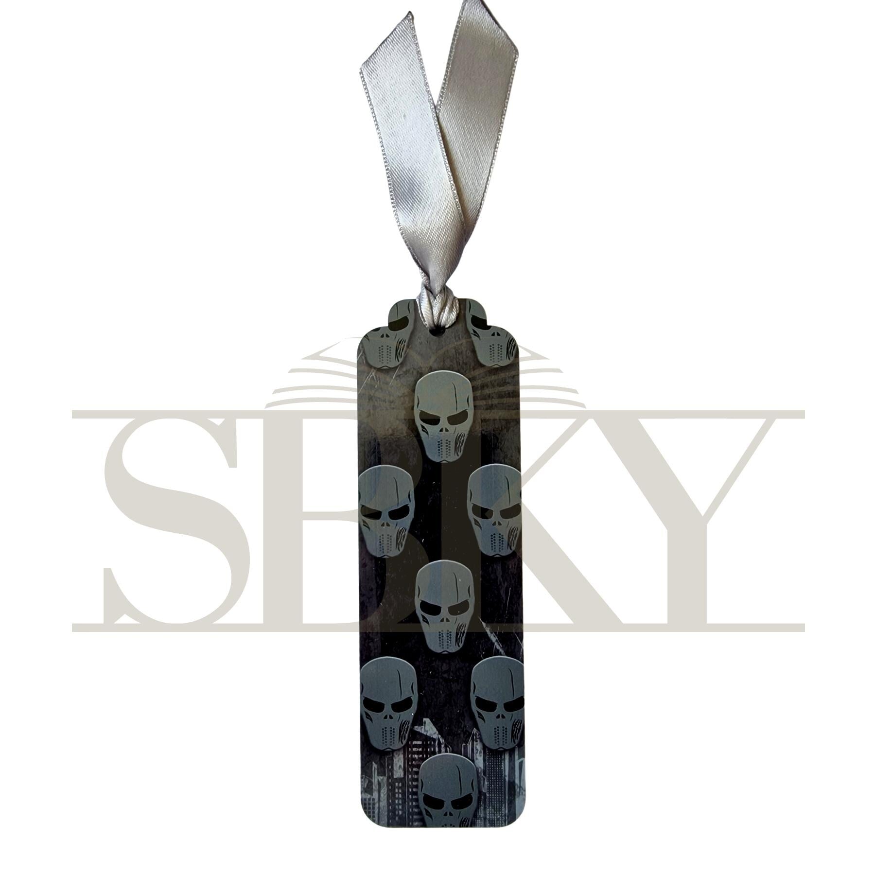 "Grey Mask" Acrylic Bookmark