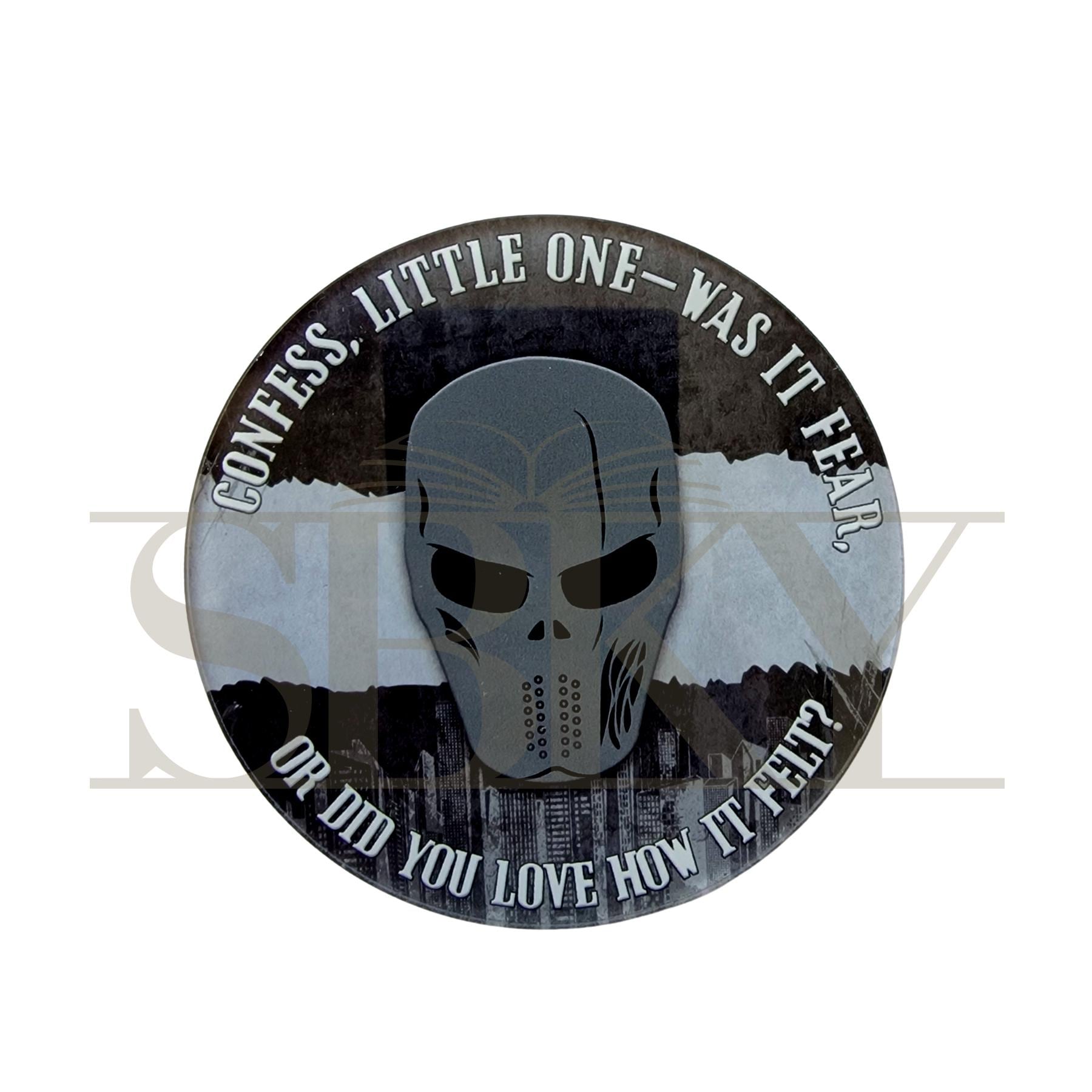 "Grey Mask" Coaster