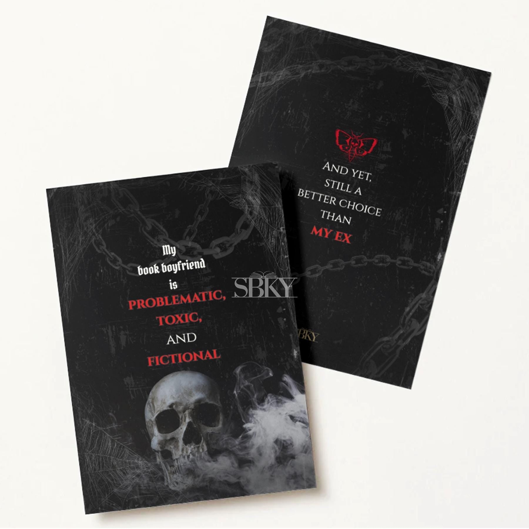 "My book boyfriend is..." Card