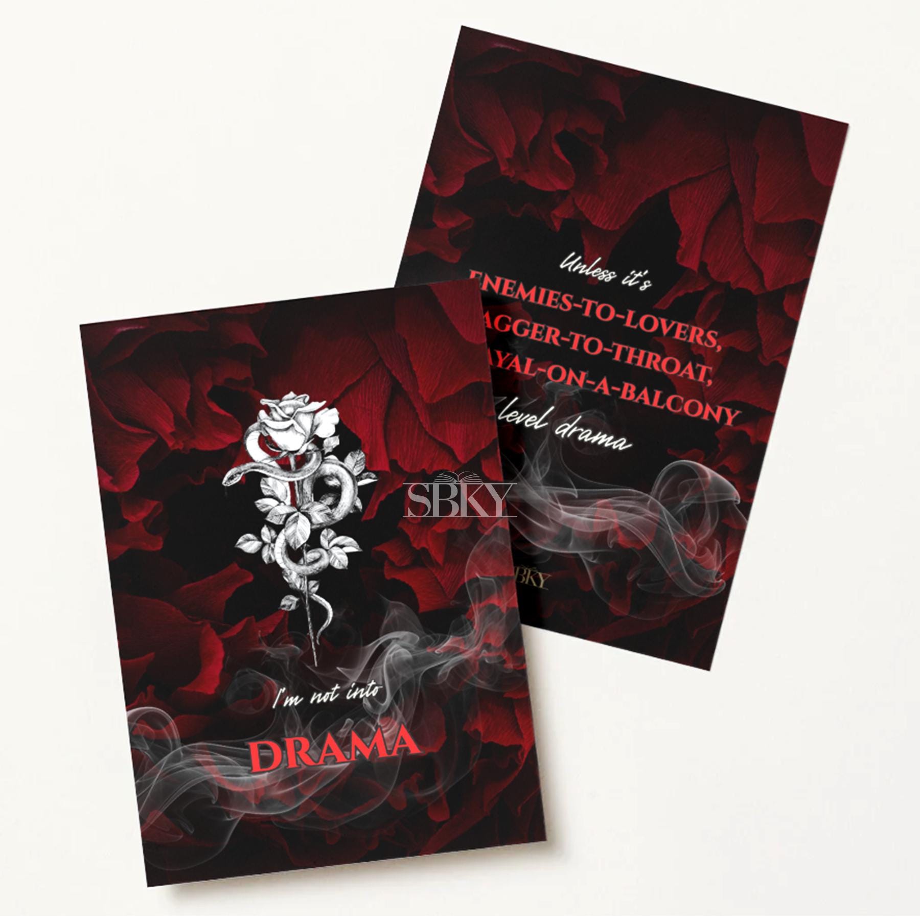 "I’m not into drama" Card