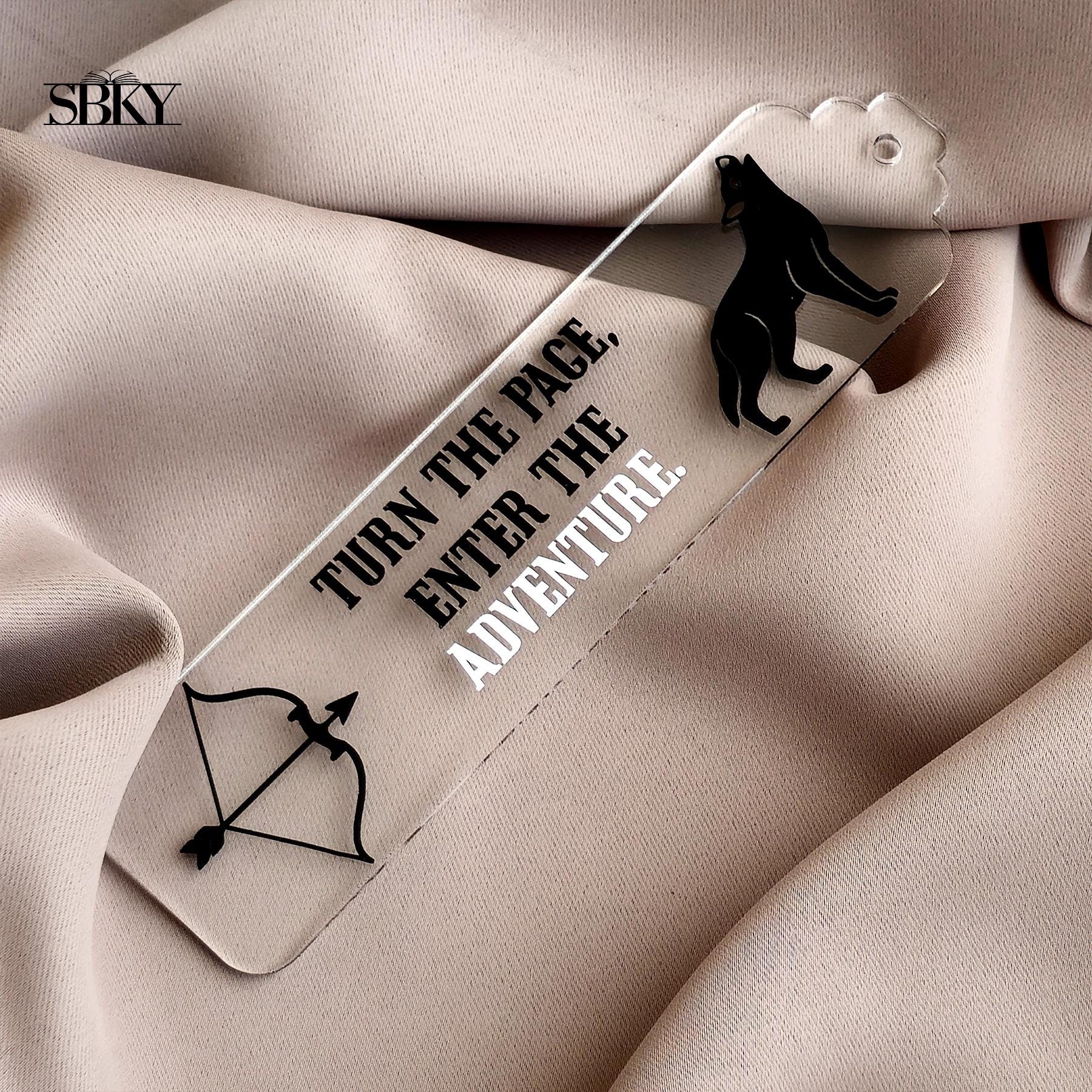 "Turn the Page" Acrylic Bookmark