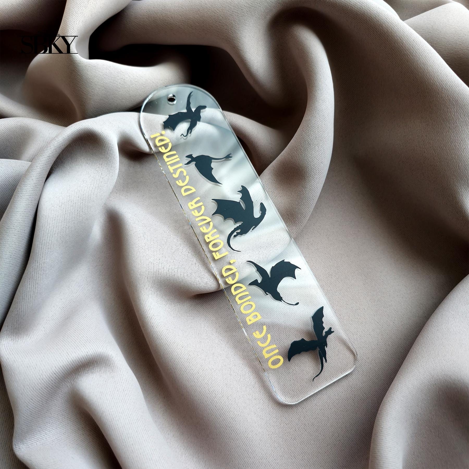 "Once Bonded Forever Destined" Acrylic Bookmark