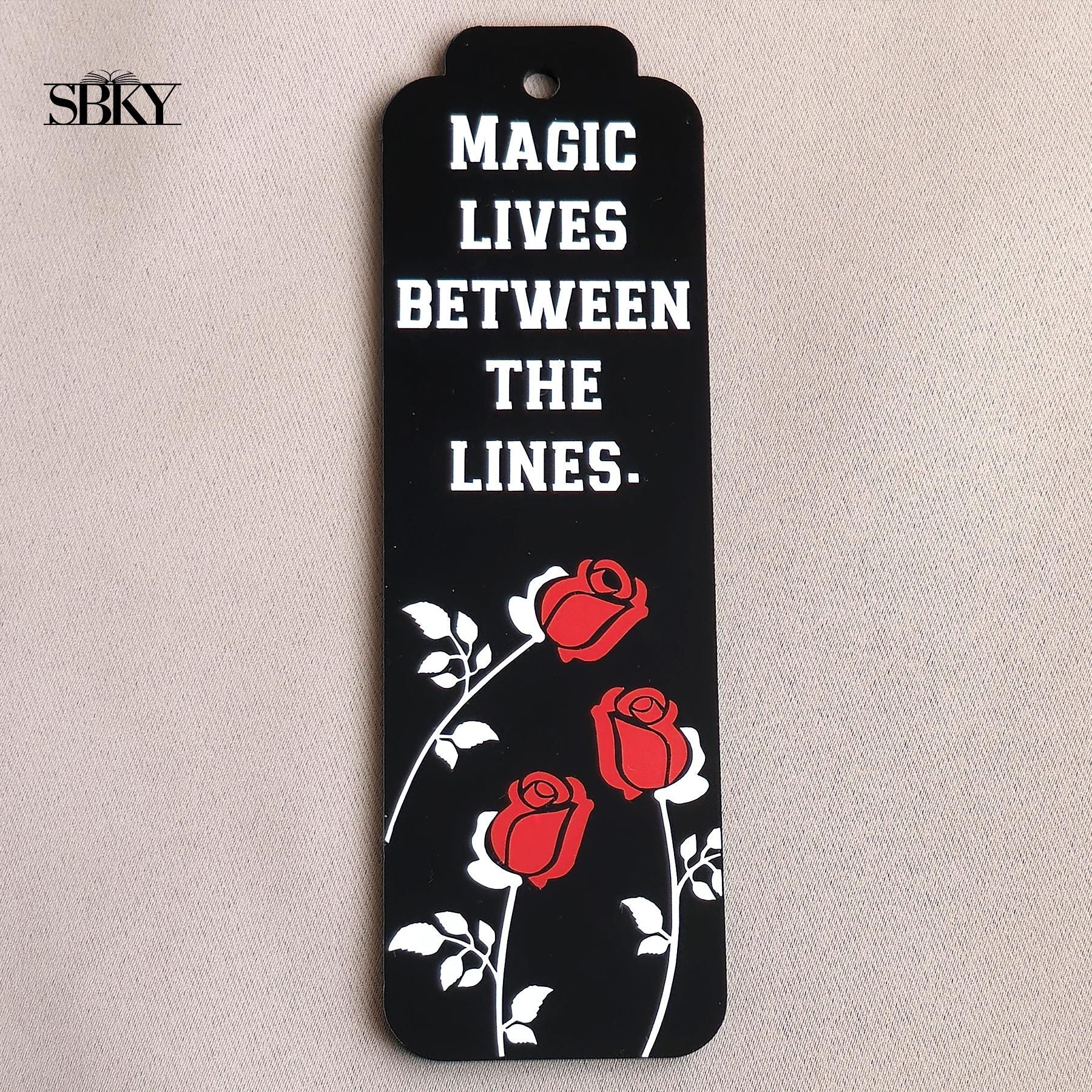 "Magic Lives Between the Lines" Bookmark