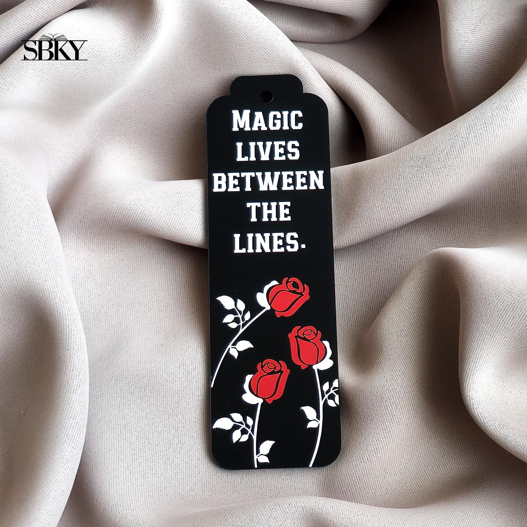 "Magic Lives Between the Lines" Bookmark