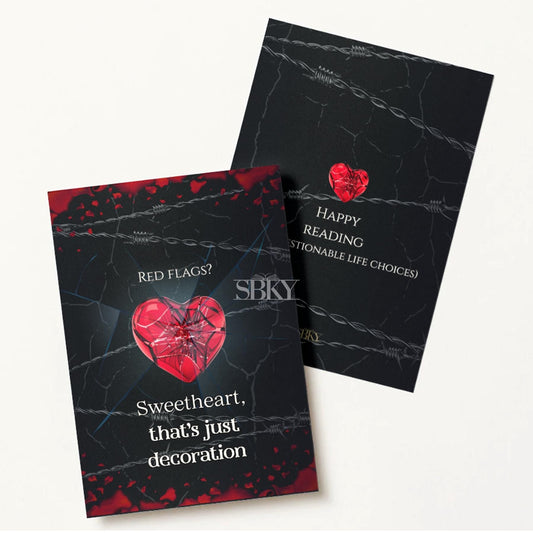 "RED FLAGS?" Card