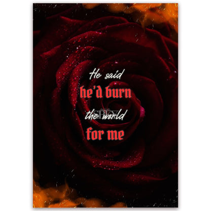 "He said..." Card